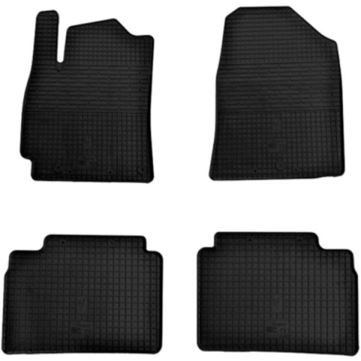 Коврики в салон для Hyundai Elantra 2016-, резиновые черные  (Stingray)