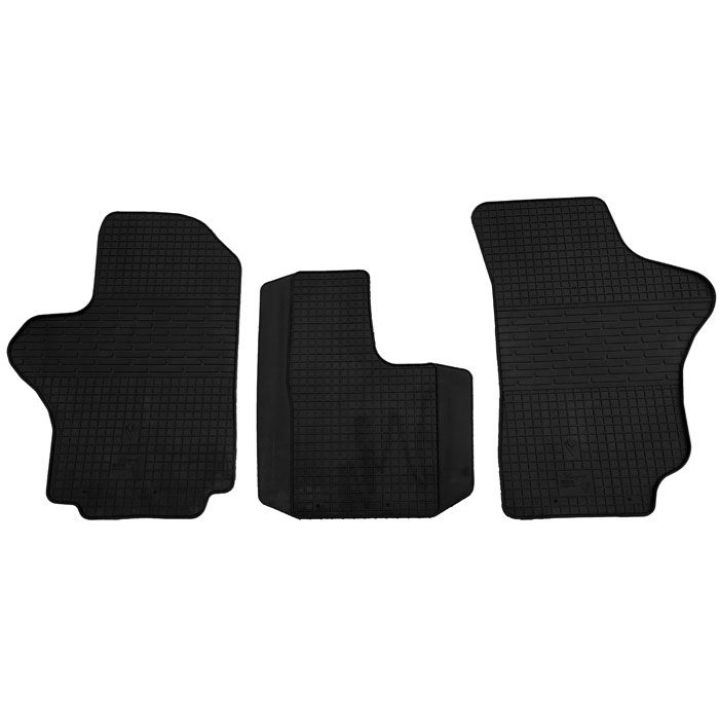 Коврики в салон для Hyundai H1 1996-, резиновые черные  (Stingray)