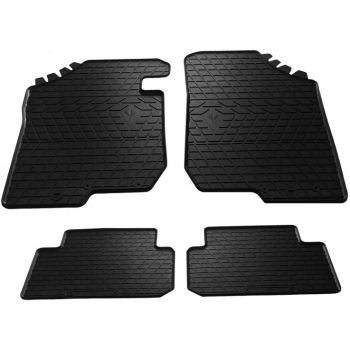 Коврики в салон для Kia Carens '07-12, резиновые черные (Stingray)