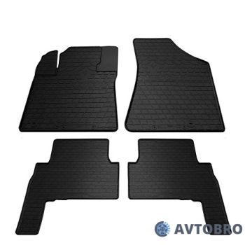 Коврики в салон для Kia Sorento 2009-2012, резиновые черные (Stingray)