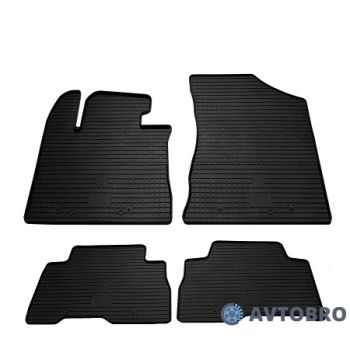 Коврики в салон для Kia Sorento 2012-2015, резиновые черные (Stingray)