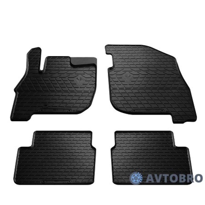 Коврики в салон для Mitsubishi Galant '04-12, резиновые черные (Stingray)