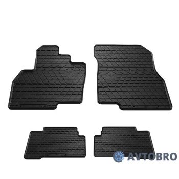 Коврики в салон для Mitsubishi Grandis '03-11, резиновые черные (Stingray)