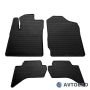 Коврики в салон для Mitsubishi L200 / Triton '05-15, резиновые черные (Stingray)