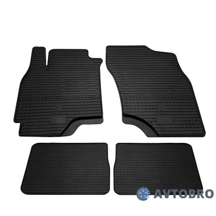 Коврики в салон для Mitsubishi Outlander '03-07, резиновые черные (Stingray)