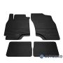 Коврики в салон для Mitsubishi Outlander '03-07, резиновые черные (Stingray)