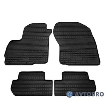 Коврики в салон для Mitsubishi Outlander '12-, резиновые черные (Stingray)