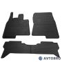 Коврики в салон для Mitsubishi Pajero Wagon 4 '07-, резиновые черные (Stingray)