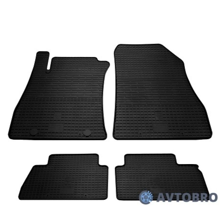 Килимки в салон для Nissan Juke '11-, гумові чорні (Stingray)