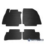 Коврики в салон для Nissan Tiida '05-14, резиновые черные (Stingray)