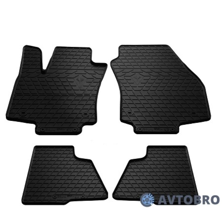 Коврики в салон для Opel Astra H '04-15, резиновые черные (Stingray)