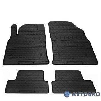 Коврики в салон для Opel Astra J '09-15, резиновые черные (Stingray)