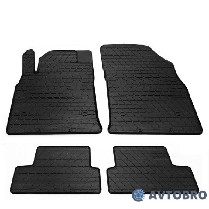 Коврики в салон для Opel Astra J '09-15, резиновые черные (Stingray)