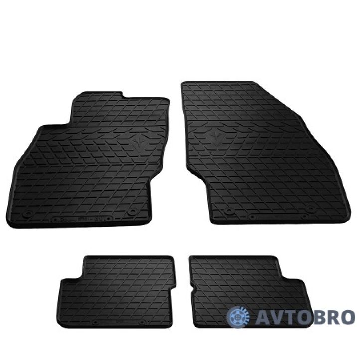 Килимки в салон для Opel Corsa D '06-14, гумові чорні (Stingray)