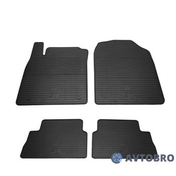 Коврики в салон для Opel Vectra C '02-08, резиновые черные (Stingray)
