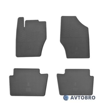 Коврики в салон для Peugeot 2008 '13-, резиновые черные (Stingray)