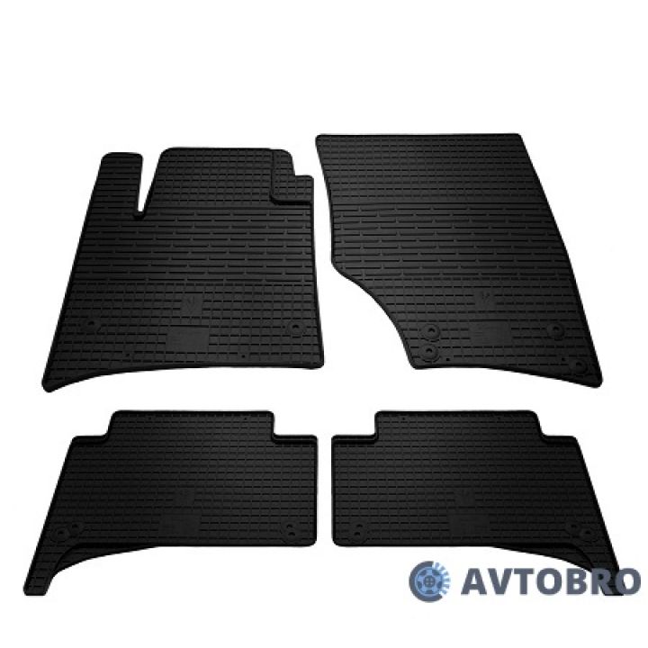 Коврики в салон для Porsche Cayenne '03-09, резиновые черные (Stingray)