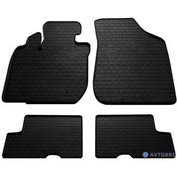 Коврики в салон для Renault Logan '04-12, резиновые черные (Stingray)