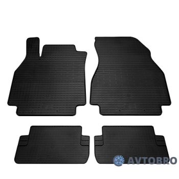 Коврики в салон для Renault Megane 2 '02-08, резиновые черные (Stingray)