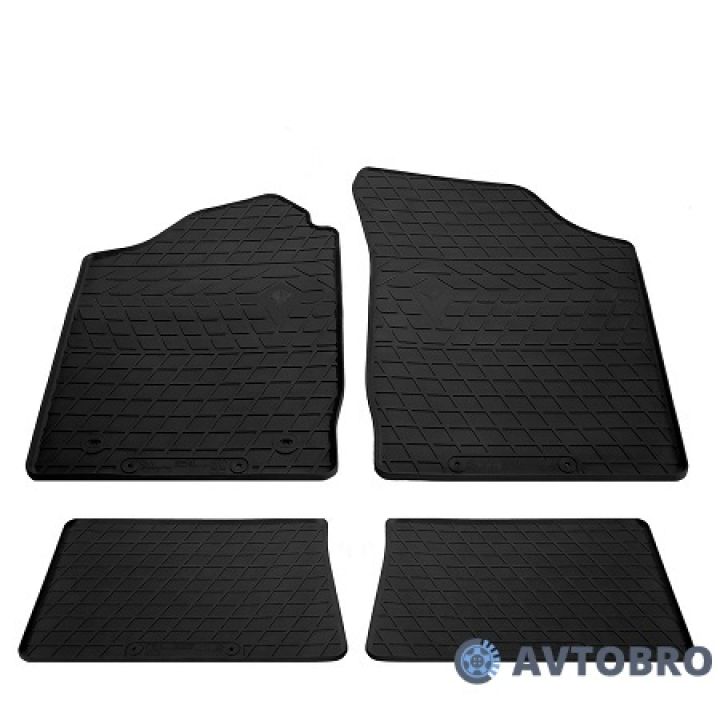 Коврики в салон для Renault Clio II / Symbol '01-12, резиновые черные (Stingray)