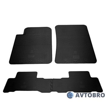 Коврики в салон для Ssangyong Rexton II '06-12, резиновые черные (Stingray)