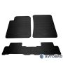 Коврики в салон для Ssangyong Rexton III '13-17, резиновые черные (Stingray)
