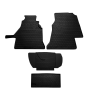 Коврики в салон для Volkswagen LT '96-06 (1+1), резиновые черные (Stingray)