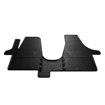 Коврики в салон для Volkswagen Transporter T5 '03-15 (1+2), резиновые черные (Stingray)