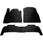 Коврики в салон для Toyota Land Cruiser 200 '07-, резиновые черные (Stingray)
