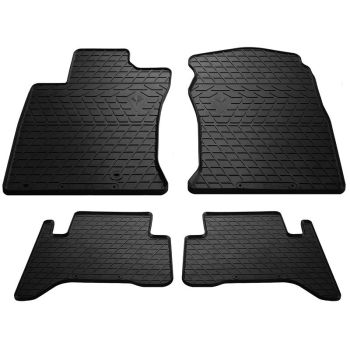 Коврики в салон для Toyota LC Prado 120 '03-09, резиновые черные (Stingray)