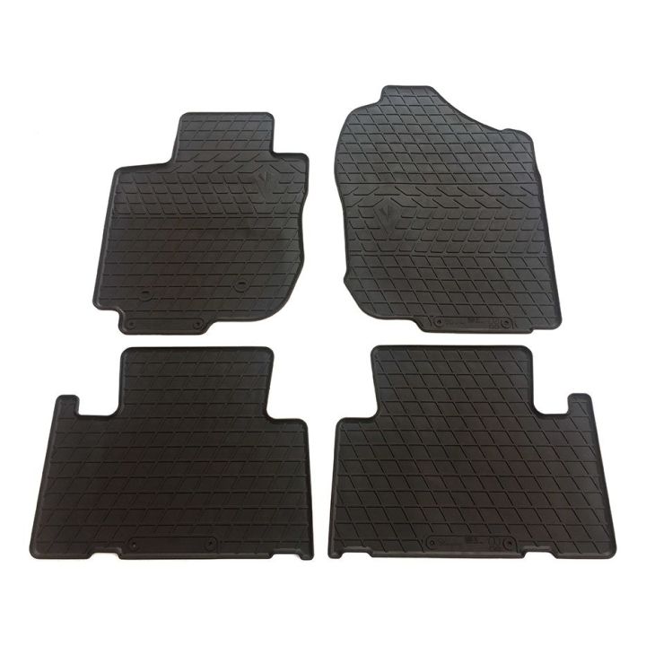 Коврики в салон для Toyota RAV4 2006-2012, резиновые черные (Stingray)