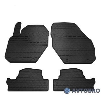 Коврики в салон для Volvo S60 / V60 '10-18, резиновые черные (Stingray)