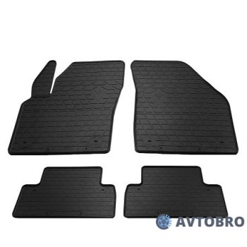 Коврики в салон для Volvo S40 '04-12, резиновые черные (Stingray)