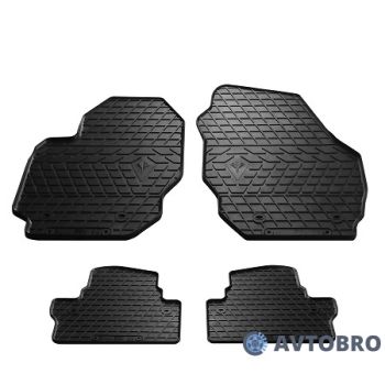 Коврики в салон для Volvo S80 '06-16, резиновые черные (Stingray)