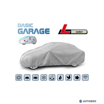Тент автомобильный для седана "L" 4.25см-4.70см „Basik Garage”