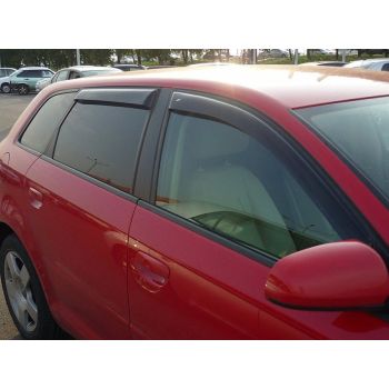 Дефлекторы окон для Audi A3 '04-12, хетчбек, 5дв., (Cobra Tuning)