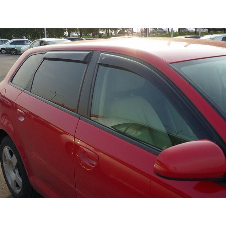 Дефлекторы окон для Audi A3 '04-12, хетчбек, 5дв., (Cobra Tuning)