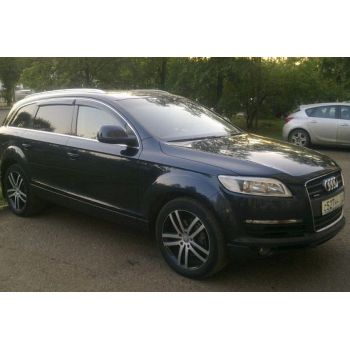 Дефлекторы окон для Audi Q7 '05-14, (Cobra Tuning)