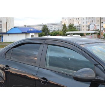 Дефлекторы окон для Chevrolet Aveo '11-, седан, (Cobra Tuning)