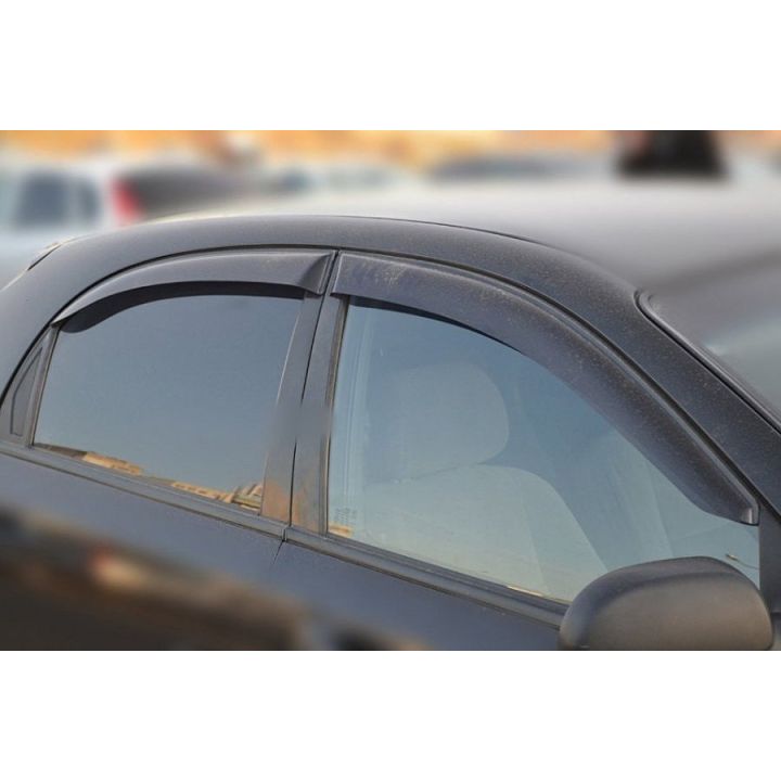 Дефлекторы окон для Chevrolet Lacetti '03-12, хетчбек, (Cobra Tuning)