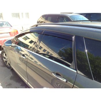Дефлекторы окон для Citroen C5 '08-, универсал (Cobra Tuning)