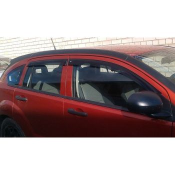 Дефлекторы окон для Dodge Caliber '07-12, (Cobra Tuning)