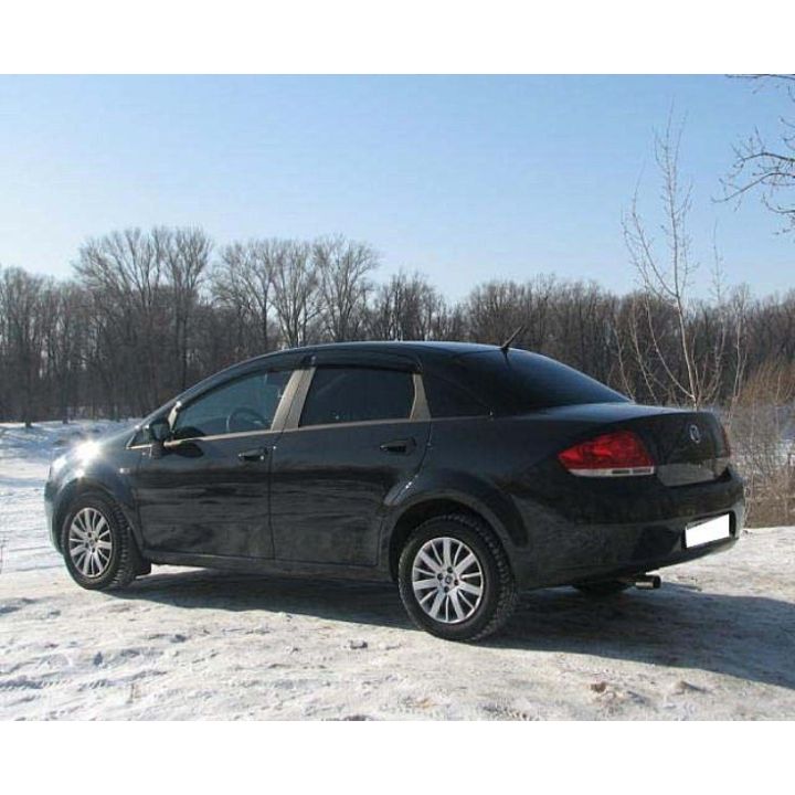 Дефлекторы окон для Fiat Linea '07-15, (Cobra Tuning)