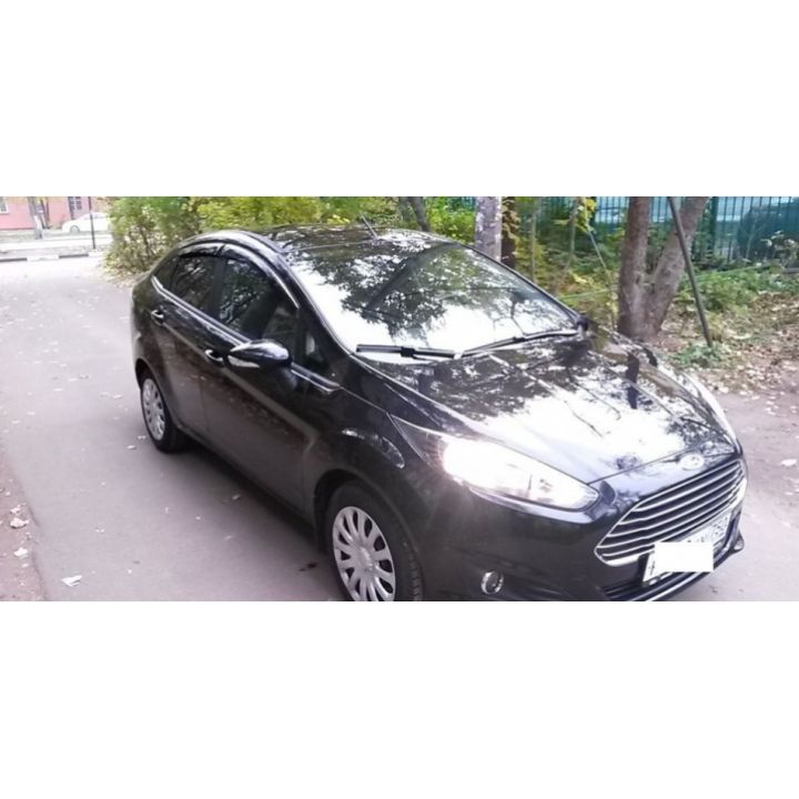 Дефлекторы окон для Ford Fiesta '14-17, седан (Cobra Tuning)