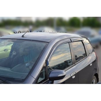Дефлектори вікон для Honda Jazz '09-14, (Cobra Tuning)