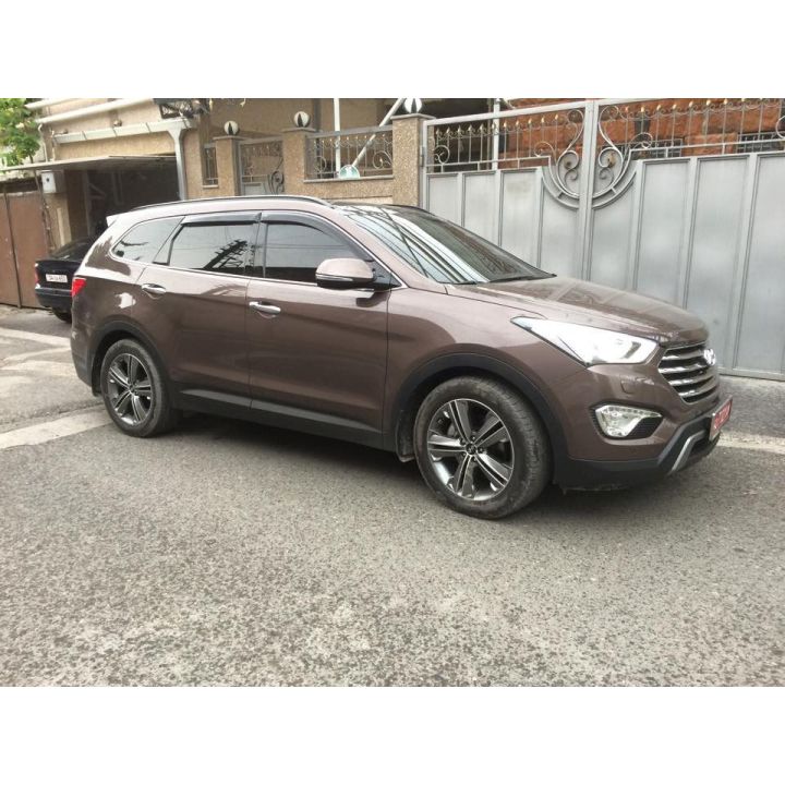 Дефлекторы окон для Hyundai Grand Santa Fe '13-17 DM, (Cobra Tuning)
