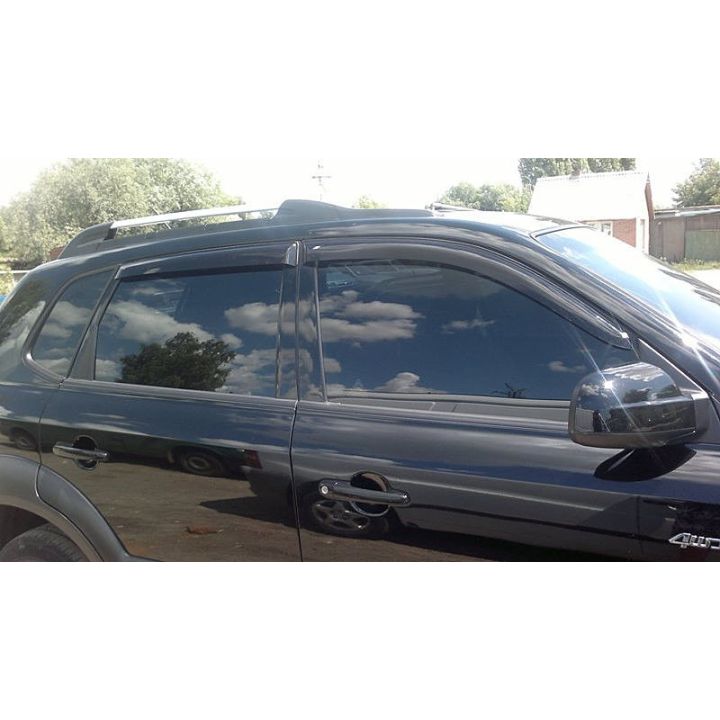 Дефлекторы окон для Hyundai Tucson '03-09, (Cobra Tuning)
