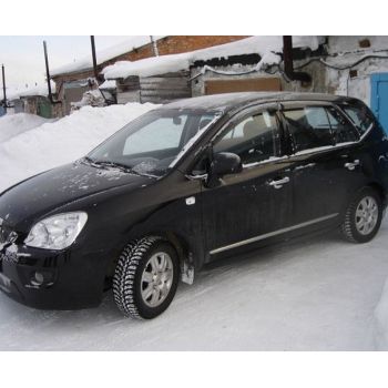 Дефлекторы окон для Kia Carens '07-12, (Cobra Tuning)
