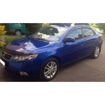 Дефлекторы окон для Kia Cerato '09-13, седан (Cobra Tuning)