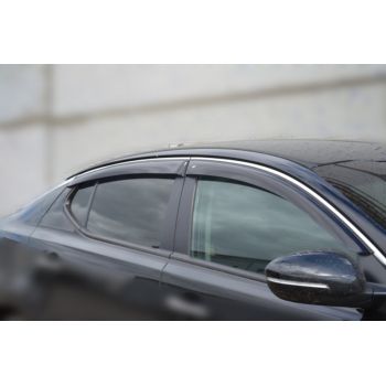 Дефлекторы окон для Kia Optima '10-15, (Cobra Tuning)